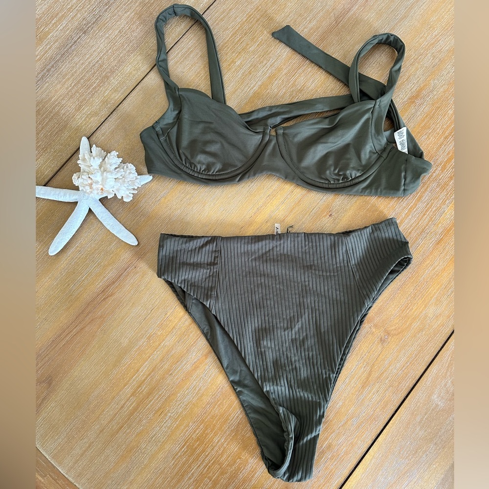 Vitamin A | high waisted bikini set